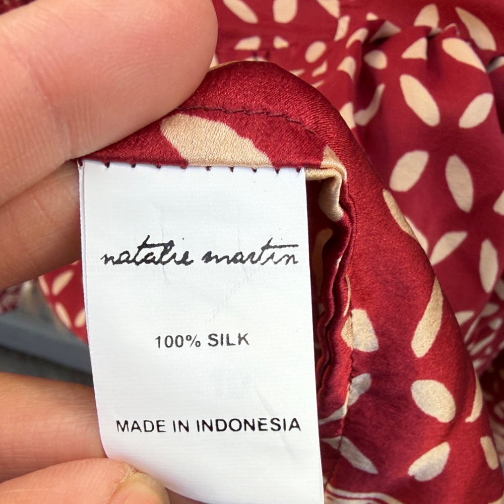 Natalie Martin Jerusha Top 100% Silk Size: XS - Picture 4 of 11